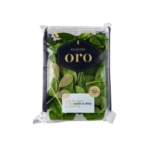 Baby Spinach (Palak) Italy, 1 Pack (Approx. 140 g - 160 g)