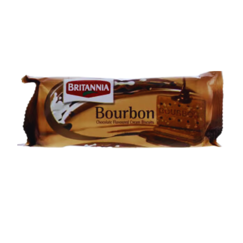 Britannia Bourbon Cream Biscuits, 100 g