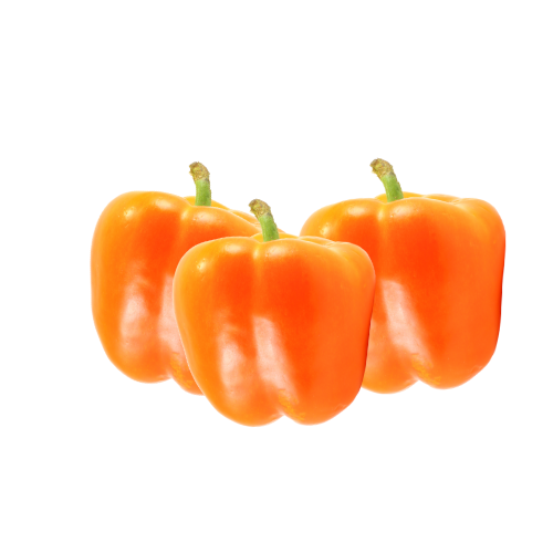 Capsicum Orange UAE, 250 g - 300 g (Approx. 1-2 Pcs)