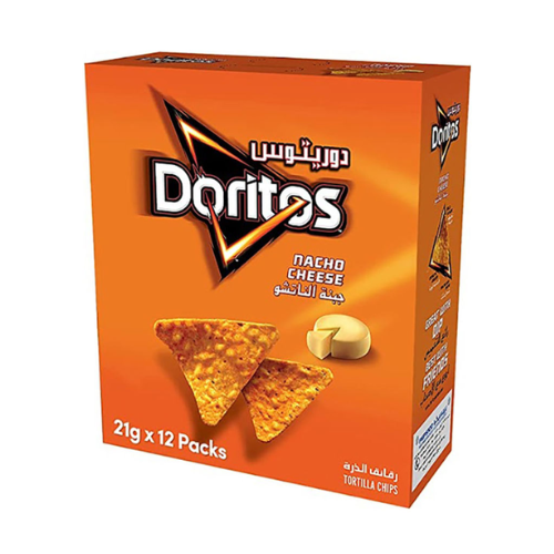 Doritos Nacho Cheese, 21 g (Pack of 12)