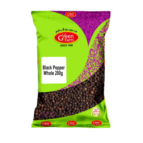 Green Farm Black Pepper Whole, 200 g