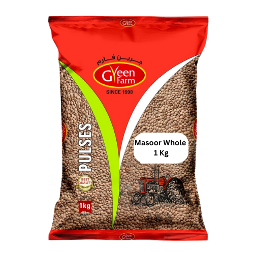 Green Farm Masoor Whole, 1kg