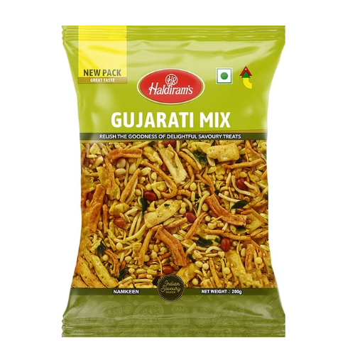 Haldiram's Gujarati Mixture Namkeen, 200 g
