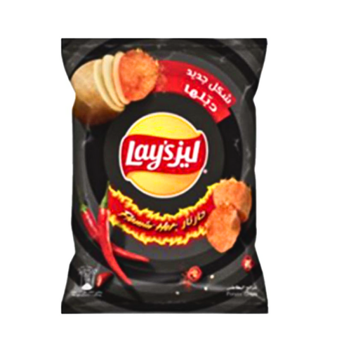 Lays Flaming Hot Potato Chips, 165 g