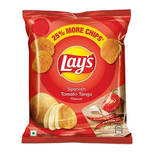 Lays Spanish Tomato Tango Potato Chips Indian Import, 50 g