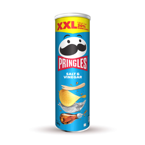 Pringles Salt And Vinegar Flavored Chips, 200 g