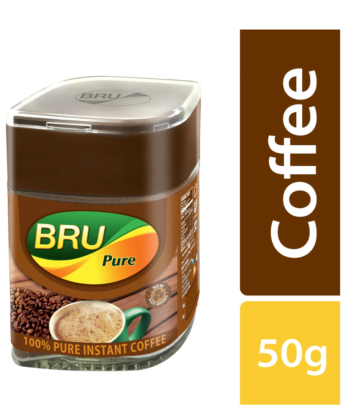 Bru Pure Instant Coffee, 50 g