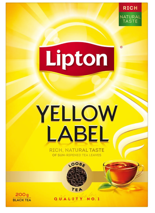 Lipton Yellow Label Black Loose Tea, 200 g