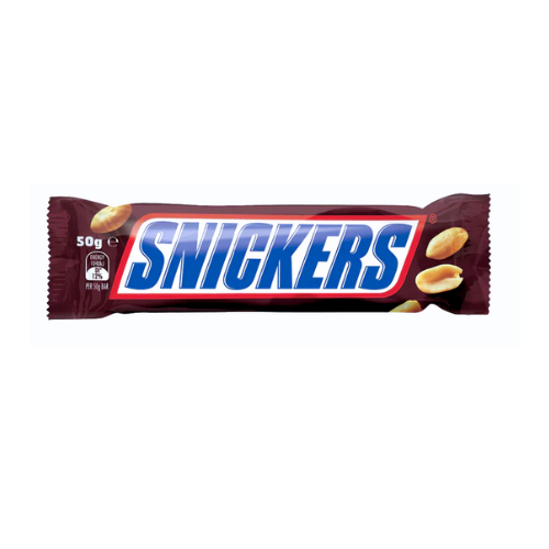 Snickers Chocolate Bars, 50 g X 6 Pcs