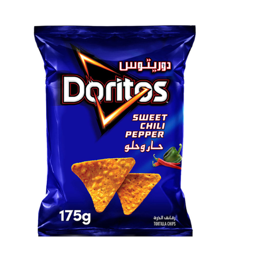 Doritos Sweet Chili Pepper Tortilla Chips, 175 g