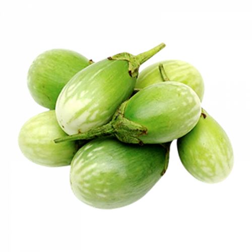 Egg Plant (Brinjal) Green Iran 450 g - 500 g (Approx. 2-3 Pcs)