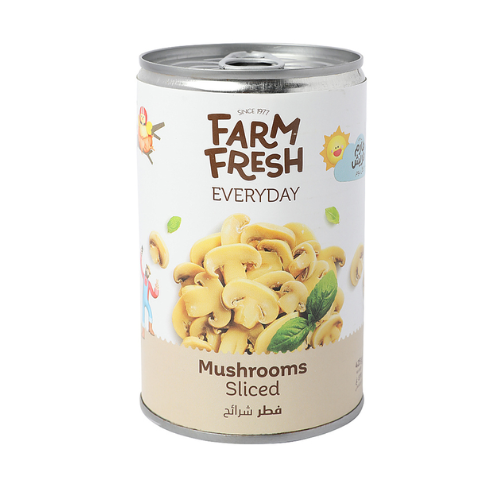 Farm Fresh Mushrooms Sliced, 184 g