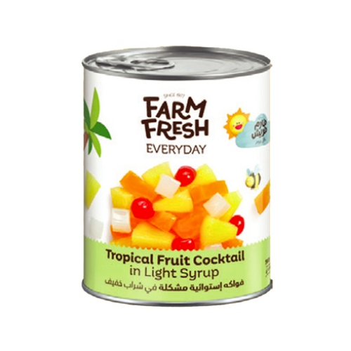 Farm Fresh Tropical Fruit Cocktail In Light Syrup, 565 g