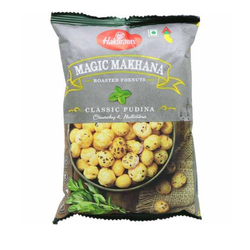 Haldiram's Classic Pudina Roasted Foxnuts, 30 g