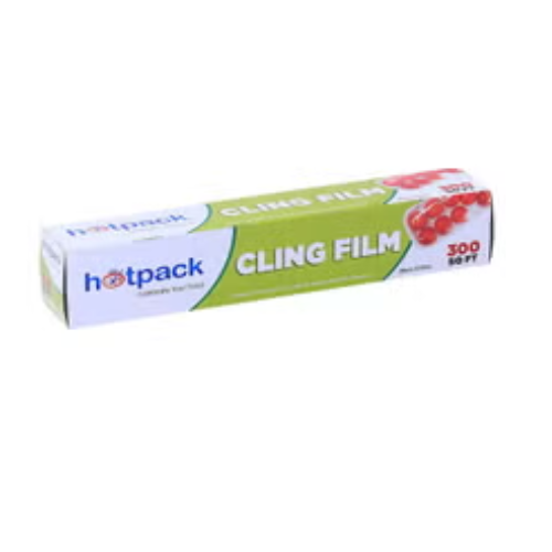 Hotpack 300 Sqft Food Wrap Cling Film Clear 30 X 93 cm