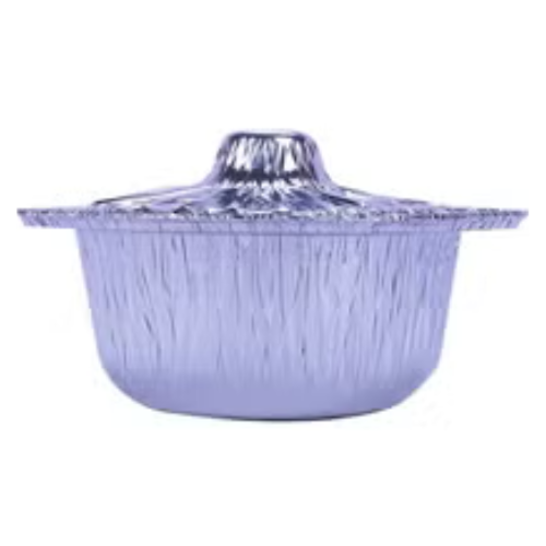 Hotpack 5 Pieces Aluminium Pot With Hood, 21 cm - Silver