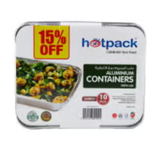 Hotpack 10 Pcs Aluminium Container