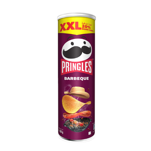 Pringles Barbeque Flavour Savoury Snack, 200 g
