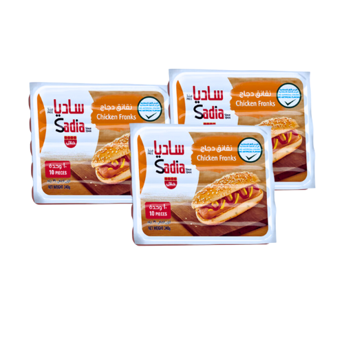 Sadia Chicken Franks, 3 X 340 g