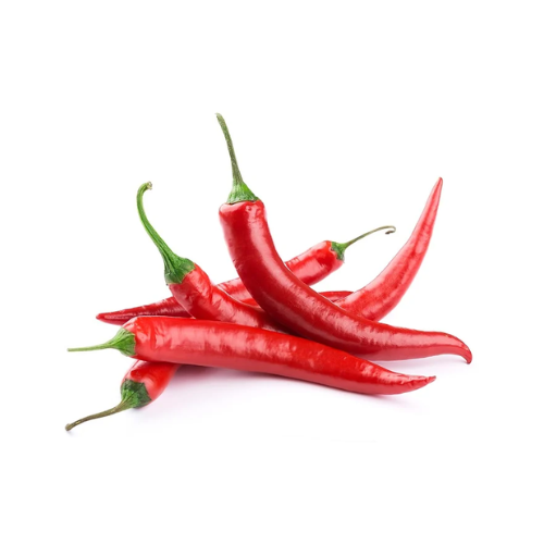 Thai Red Chilly (Bird Chilly) 1 Tray of 100 g